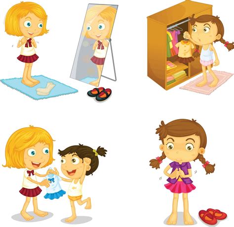 Girls Stock Image Vectorgrove Royalty Free Vector Images