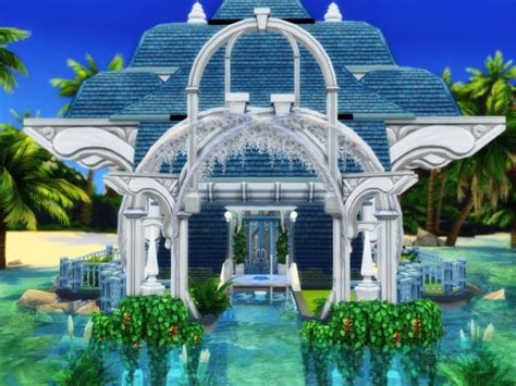 Virtualfairytales Elven Castle Sims Sims House Design