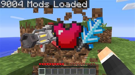 Minecraft Randomizer But With 9000 Mods Youtube