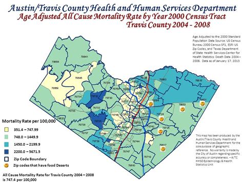 Travis County Texas Zip Code Map