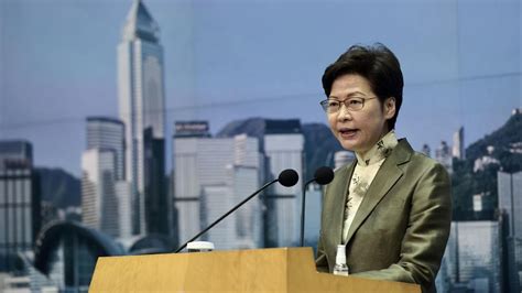 Live Carrie Lam Briefs The Media Following The Policy Address Youtube