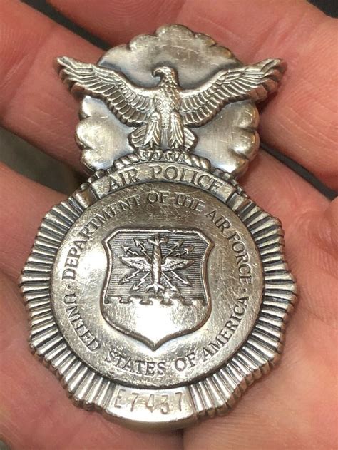 Us Air Force Air Police Badge No F Type Ii Circa D