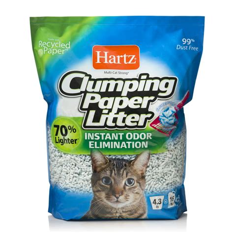 Hartz Clumping Paper Cat Litter 4 Lb