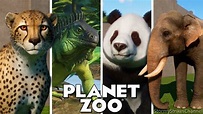 Every Single Animal in Planet Zoo When it First Released || ALL 70 ...