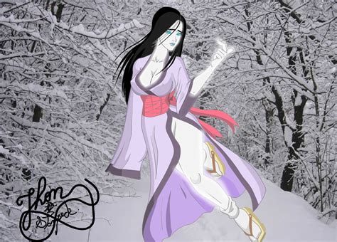 Yuki Onna The Snow Woman By Jhonthestampede On Deviantart