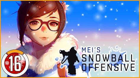 Mei Rry Christmas Overwatch Meis Snowball Offensive Gameplay