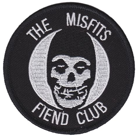 Misfits Fiend Club Patch Misfits Patches Patches Jacket