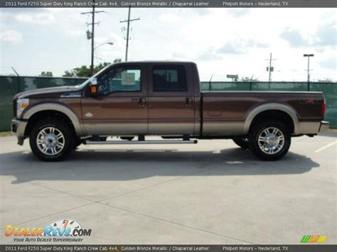 2011 Ford F250 Super Duty King Ranch Crew Cab 4x4 Golden Bronze