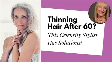 The straight locks and bronde tones help frame the face and emphasize your assets. Solutions for Thinning Hair in Women Over 60 | Denise ...