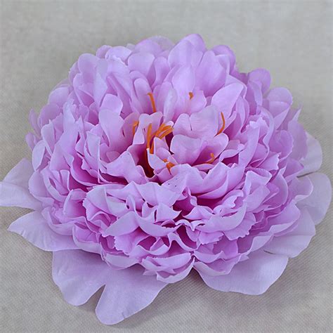 20cm High Quality Artificial Silk Peony Flower Head For Birthday