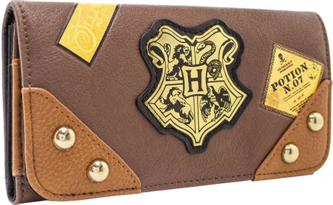 Prisoner Of Azkaban Hp Ollivanders The Leaky Cauldron Trunk Brown Coin And Card Tri Fold Purse