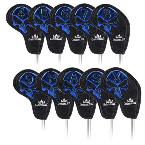New 10x Golf Iron Head Covers Set 4 Xw For Callaway Titleist Ping Club