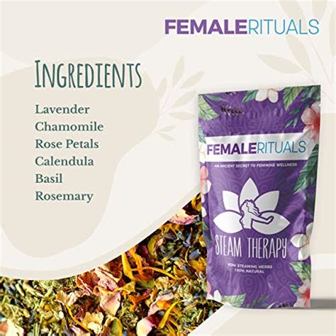 Female Rituals Steam Therapy 4 Ounce Yoni Steaming Herbs Natural V