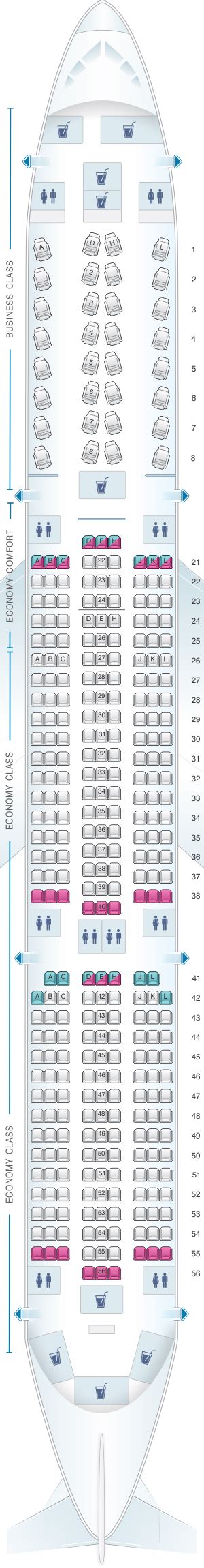 Mapa De Asientos Air China Airbus A350 900 Plano Del Avion Images