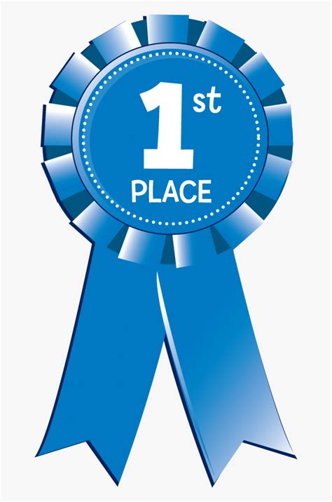 Winner Clipart Number 1 First Place Ribbon Png Transparent Cartoon