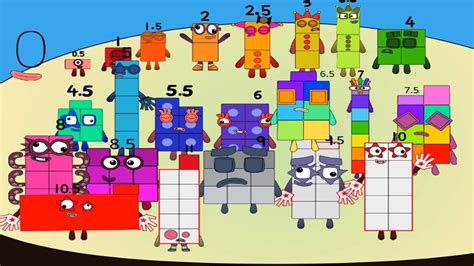 Numberblocks Band But More Halves The Next Generation Of Numberblocks