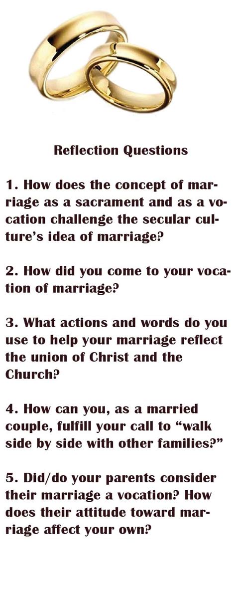 The Vocation Of Marriage Is A Couples Response To Gods Call