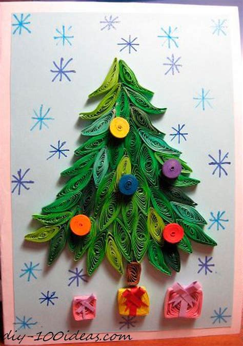 20 Quilling Christmas Card Diy 100 Ideas