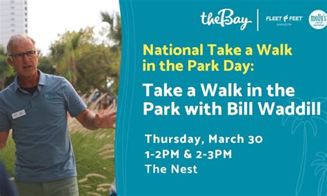 National Take A Walk In The Park Day Take A Walk In The Park With Bill