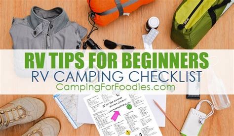 11 Simple Rving Tips For Beginners Enjoying Your Maiden Camping Journey