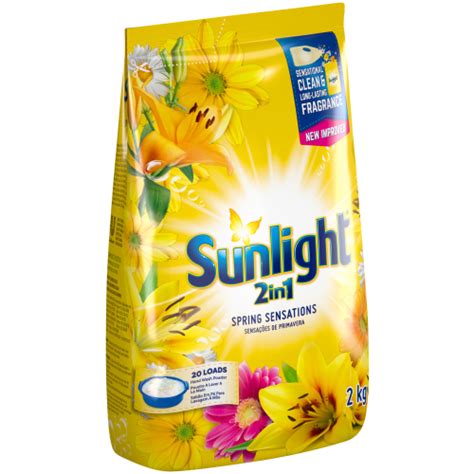 Sunlight 2in1 Hand Washing Powder Detergent Spring Sensations 2kg Clicks