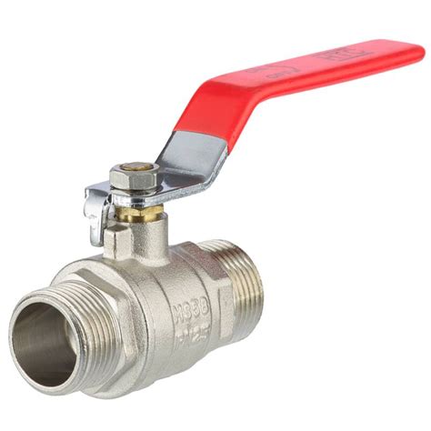 Brass Male Threaded Ball Valve With Steel Handle 3 4 9 44