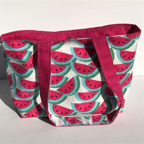 Watermelon Tote Bag Tote Bag Shoulder Bag Canvas Tote Bag Etsy
