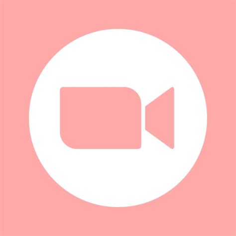 At logolynx.com find thousands of logos categorized into zoom: Zoom Icon Aesthetic Pink / Light Red Zoom Icon Ios 14 Ios ...