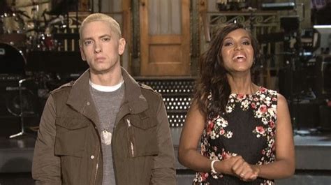 Scandal Star Kerry Washington And Eminem In Awkward Snl Promos The Randy Report
