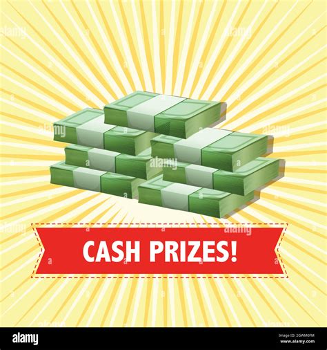 Poster Design With Cash Prizes Stock Vector Image And Art Alamy