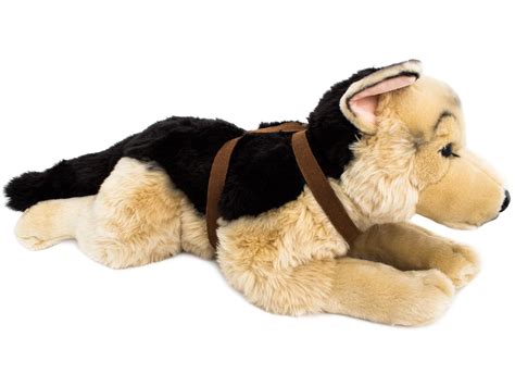 Brubaker Soft Toy Plush German Shepherd Dog Lying 24 Ebay