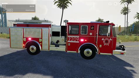 Seagraves Fire Engine V Truck Farming Simulator Mod