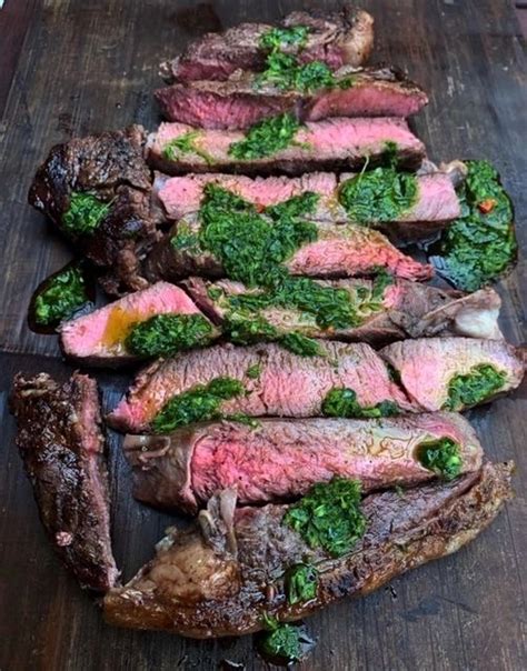 Steak With Chimichurri Sauce Come Grill With Me