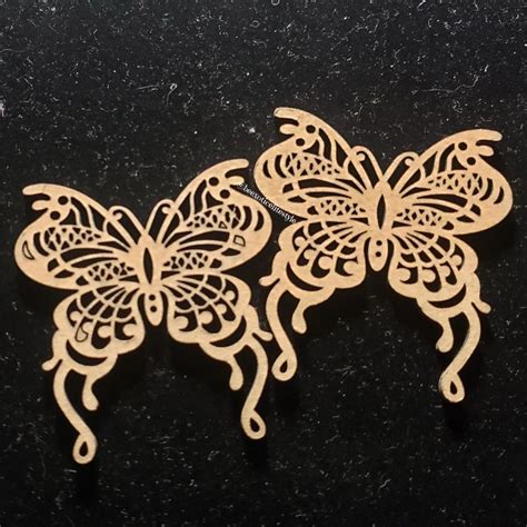 Laser Cut Wood Laser Cutting Brooch Jewelry Jewlery Jewerly