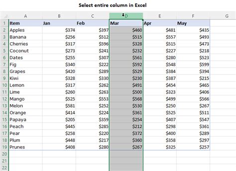 C Ch Ch N H Ng V C T Trong Excel How To Select Rows And Columns In