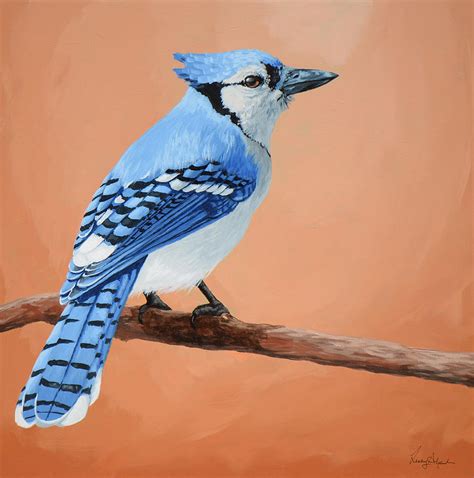 Blue Jay Painting By Lesley Alexander Pixels