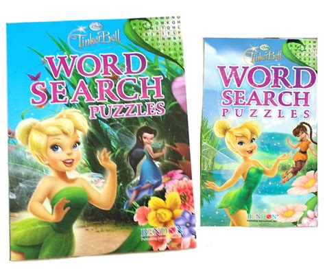 Disney Tinkerbell Fairies ~2 Word Search Puzzle Books~ Ebay