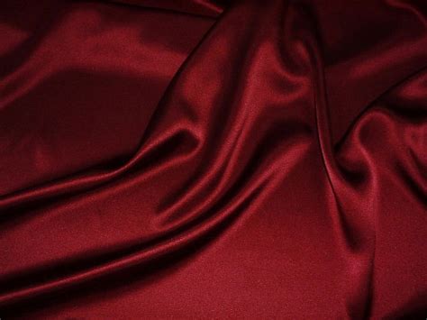 100 Pure Silk Satin Fabric 44 Burgundy Colour