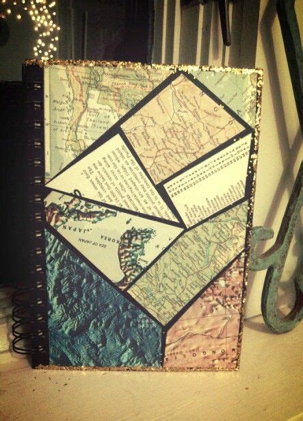 Diy Journal Using Maps From An Old Atlas By Emily Daines Cool Idea