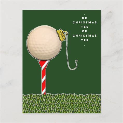 Funny Golf Christmas Card Au