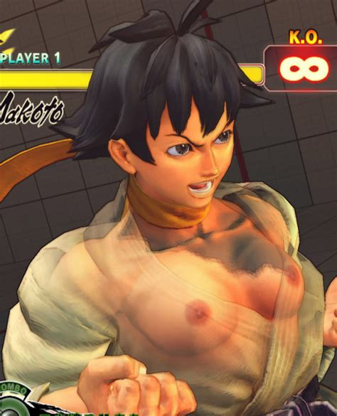 Rule 34 Breasts Game Mod Makoto Street Fighter Mod Nipples Nude Street Fighter Street