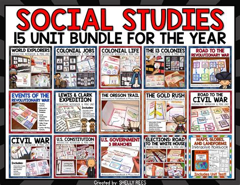 Social Studies Activities for the Year - Appletastic Learning