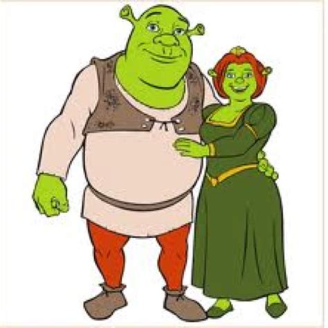 Shrek And Fiona Baby Art Famous Duos Shrek