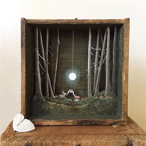 Wonderful Miniature Paper Art In Wooden Boxes 2 Fubiz Media