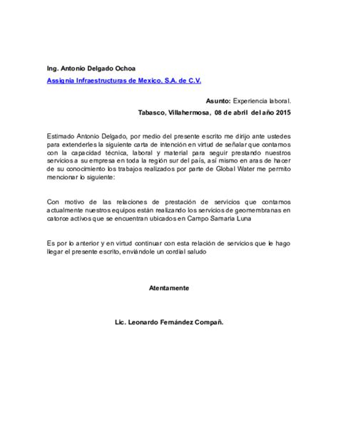 Ejemplo De Carta De Renuncia Laboral En Nicaragua Peter Vargas Ejemplo