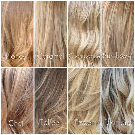 Flaxen Hair Color Chart