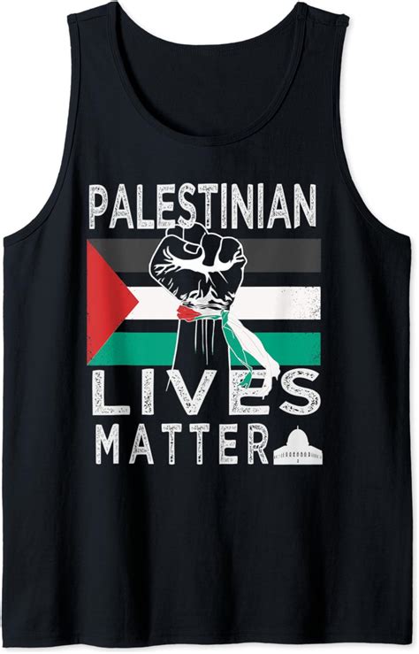 Support Peace Free Palestine Palestinian Lives Matter Tank Top
