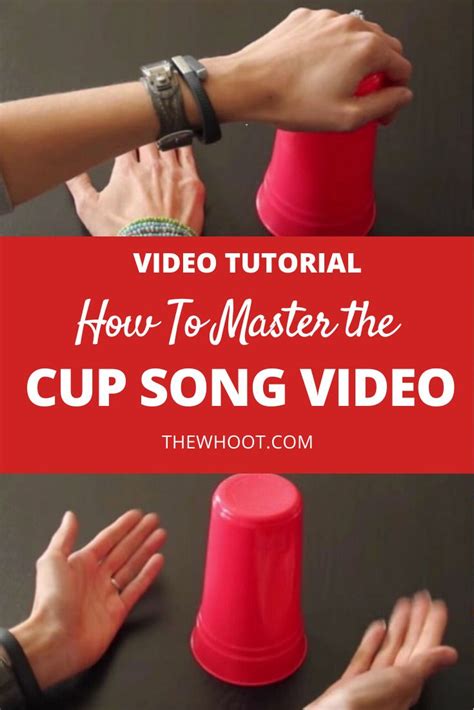 Cup Song Video Tutorial Easiest Video Instructions The Whoot Cup
