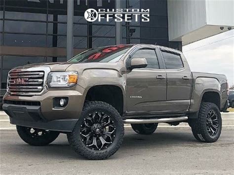 The 2016 gmc canyon is ranked #3 in 2016 compact pickup trucks by u.s. Wheel Offset 2015 GMC Canyon Aggressive > 1" Outside ...
