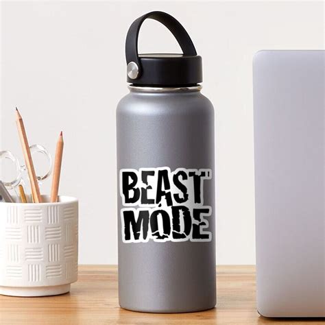 Beast Mode 1 Sticker Sticker For Sale By Janlzmaude Redbubble